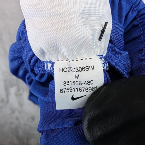 Nike Running Shorts Womens Medium Blue White Dri-FIT Tempo Mesh Lined 831558-480 - Picture 9 of 10